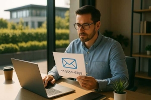 بررسی ایمیل و شماره ثبت‌ شده در اکانت