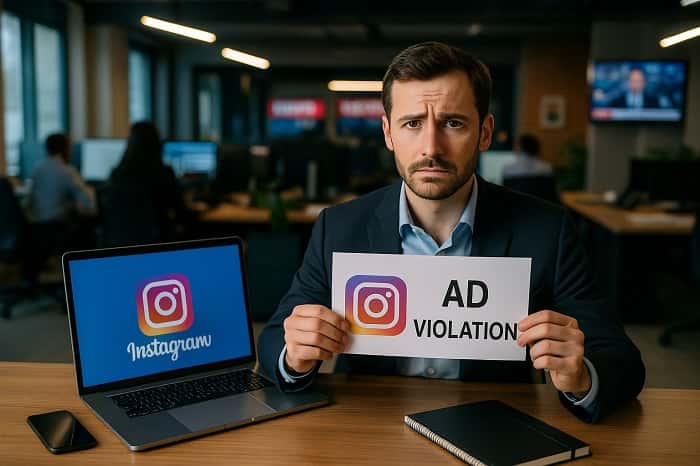 تخلف تبلیغاتی در اینستاگرام