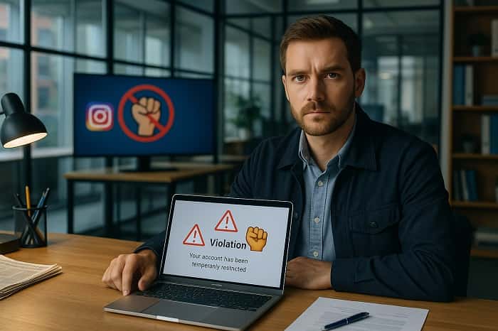 تخلف خشونت در اینستاگرام 