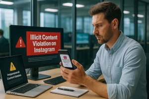 تخلف محتوای غیر مجاز در اینستاگرام