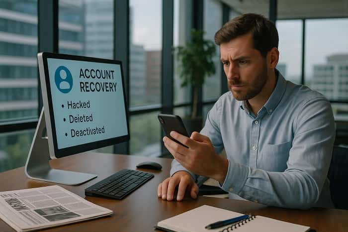 روش‌ های بازیابی اکانت