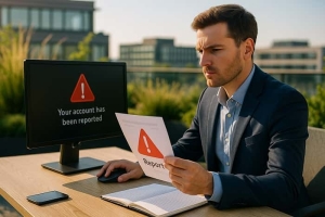 ریپورت اشتباه توسط کاربران