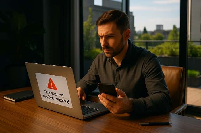 ریپورت اشتباه توسط کاربران 