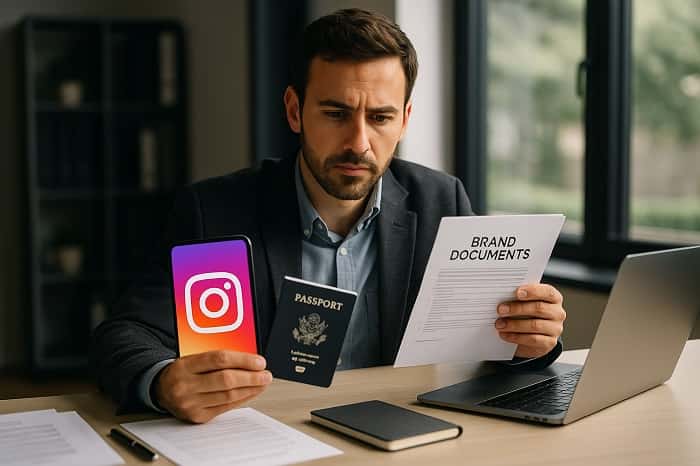 مدارک لازم برای تیک آبی اینستاگرام