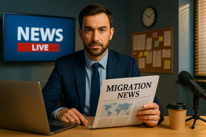 مهاجرت با خبر