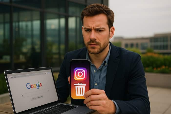 نحوه حذف اکانت اینستاگرام