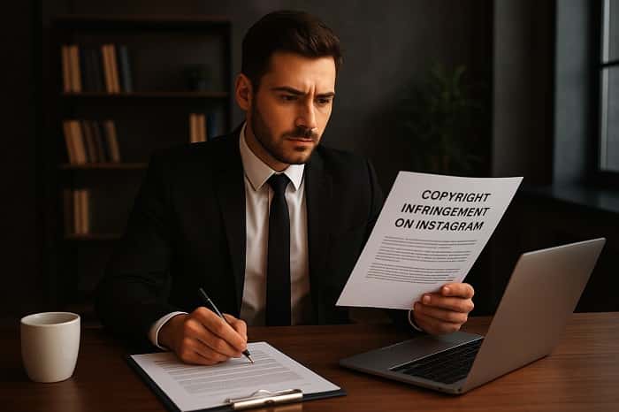نقض کپیرایت در اینستاگرام