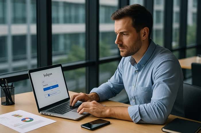 ورود به اینستا با ایمیل 