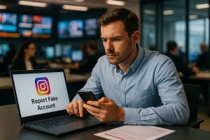 گزارش فیک بودن پیج