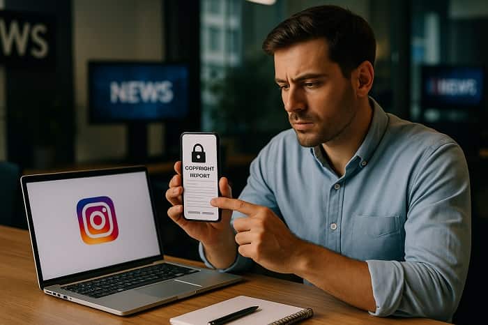 چطور گزارش کپی رایت اینستاگرام بدهیم