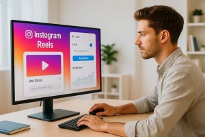 آموزش لینک کردن ریلز اینستاگرام و افزایش بازدید فروش و ورودی سایت