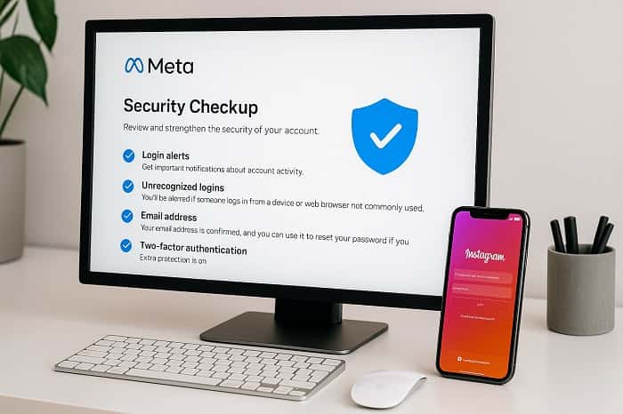 بالا بردن امنیت اکانت اینستاگرام 
