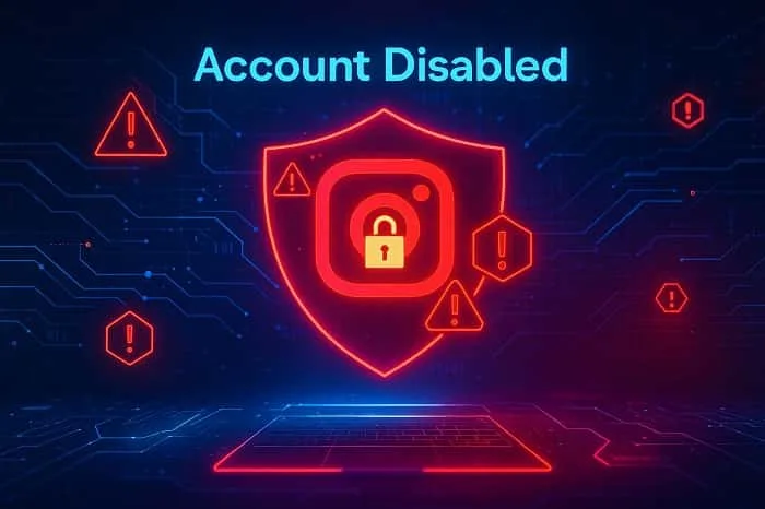 رفع دیسیبل پیج اینستاگرام