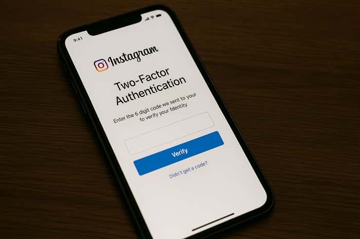 رمز دو مرحله‌ای اینستاگرام 