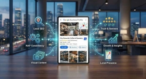 نمای نقشه گوگل با کارت اطلاعات یک کسب‌وکار