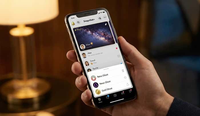 «نمونه قابلیت‌های شخصی‌سازی در Snapchat+»