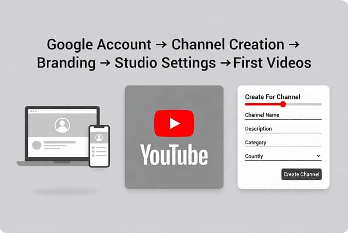 آموزش راه‌اندازی کانال یوتیوب از صفر؛ قدم‌به‌قدم برای مبتدی‌ها