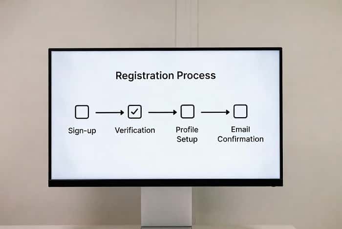 مراحل آموزش ساخت حساب کاربری در ویکی پدیا به‌صورت نمودار