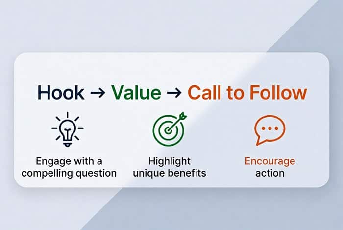 فرمول جذب فالوور ارگانیک تیک تاک با هوک و ارزش