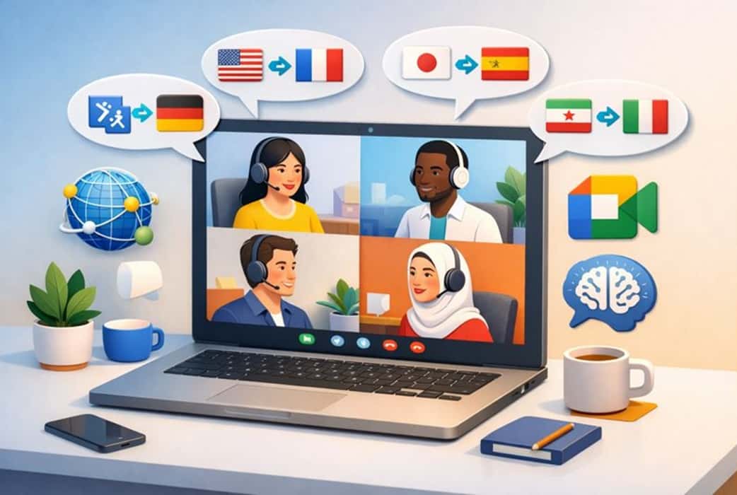 ترجمه آنی در Google Meet؛ دوبله زنده مکالمات ویدیویی