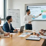 تحلیل گزارش مانیتورینگ برند توسط تیم مارکتینگ برای مدیریت شهرت آنلاین