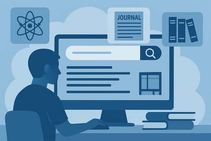 جستجوی منبع قابل اعتماد برای مقاله ویکی پدیا در پایگاه‌های علمی