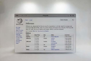 نمایش نکات پیشرفته و تفاوت نسخه‌ها در ویکی پدیا