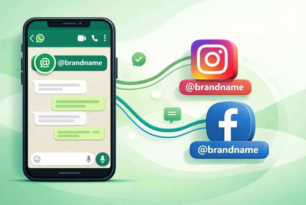 یوزرنیم واتساپ و یکپارچه شدن هندل‌ها در متا