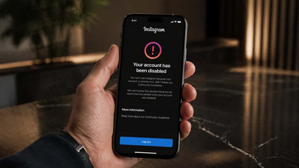 خطاهای رایج دیسیبل اکانت اینستاگرام