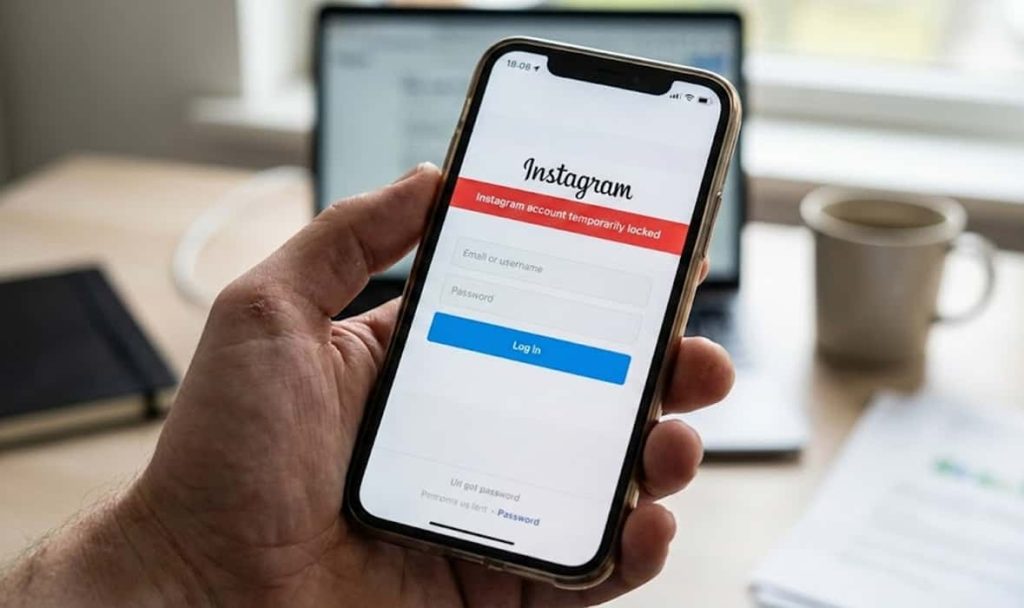 پیام تعلیق اینستاگرام