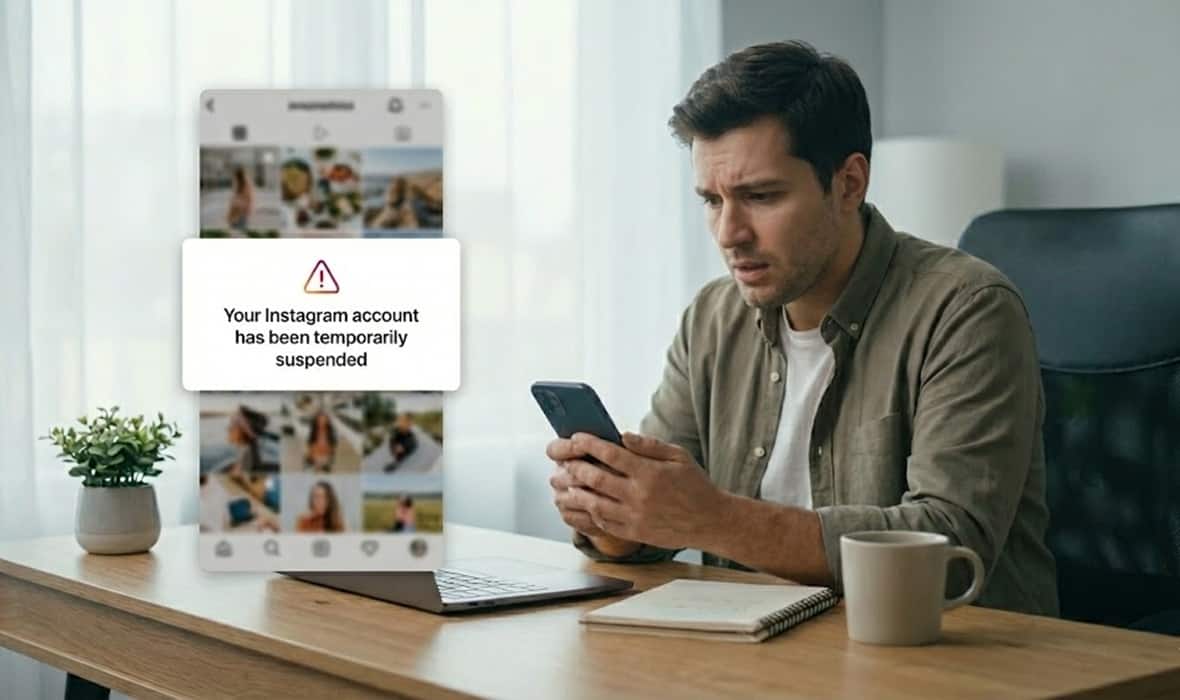 تعلیق موقت اکانت اینستاگرام؛ چرا اتفاق می‌افتد و چگونه برطرف می‌شود؟