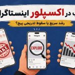تقلب در اکسپلور اینستاگرام چیست| رشد سریع یا سقوط تدریجی پیج