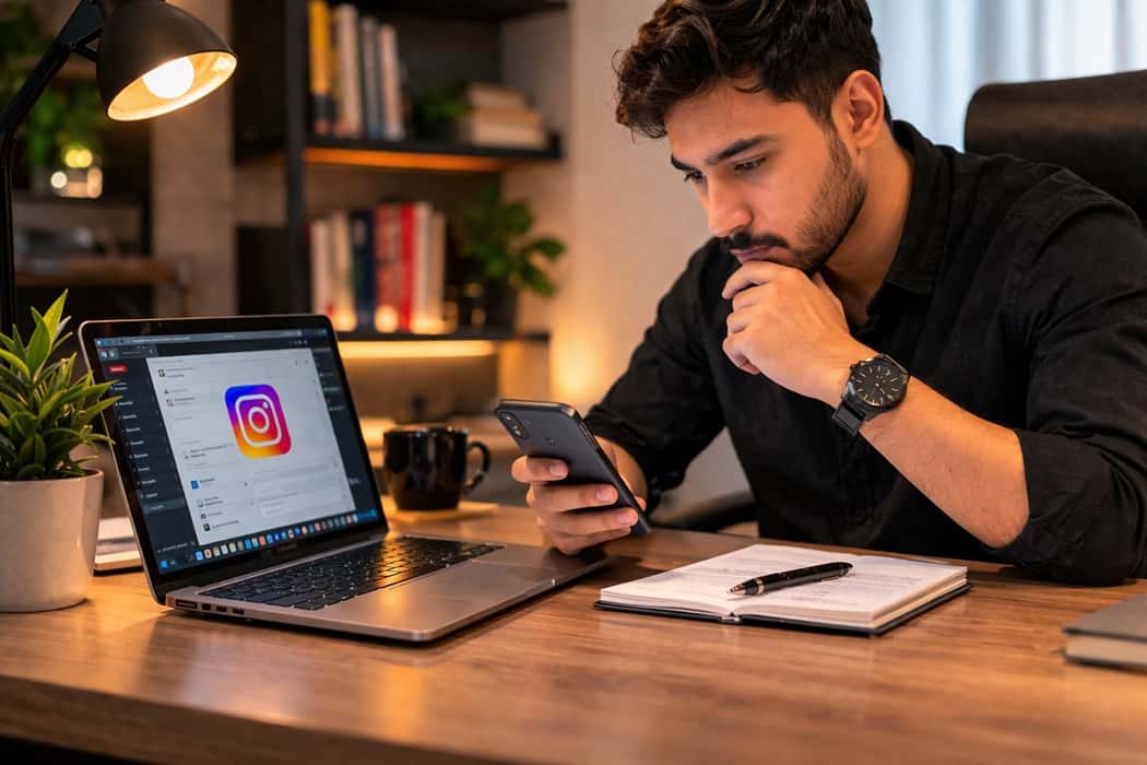 زمان بررسی فرم و پیگیری در بازگردانی پیج دیسیبل شده اینستاگرام