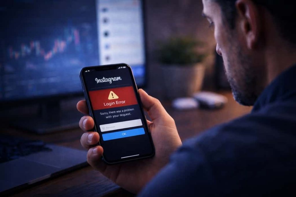 مشکل ورود به حساب