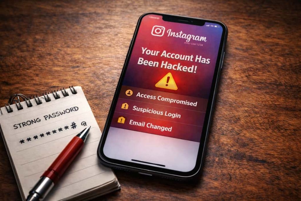 اکانت هک شده اینستاگرام