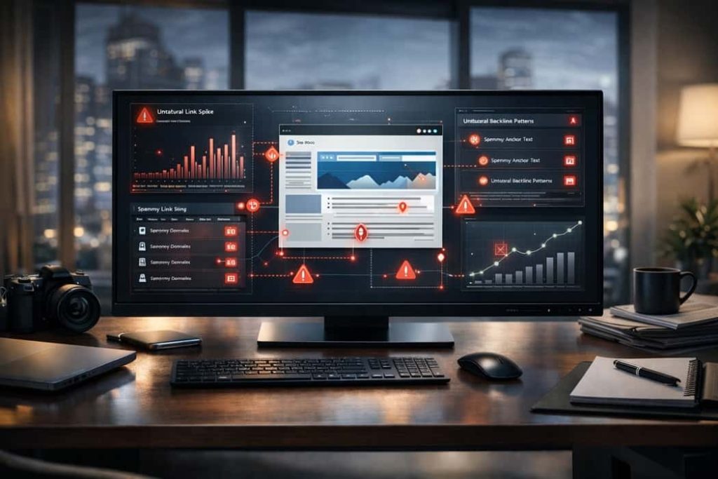 لینکهای اسپم و روشهای غیرطبیعی