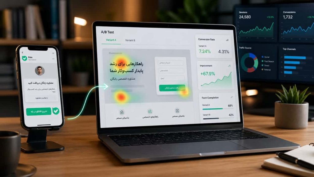 بهینه‌سازی صفحه فرود کمپین