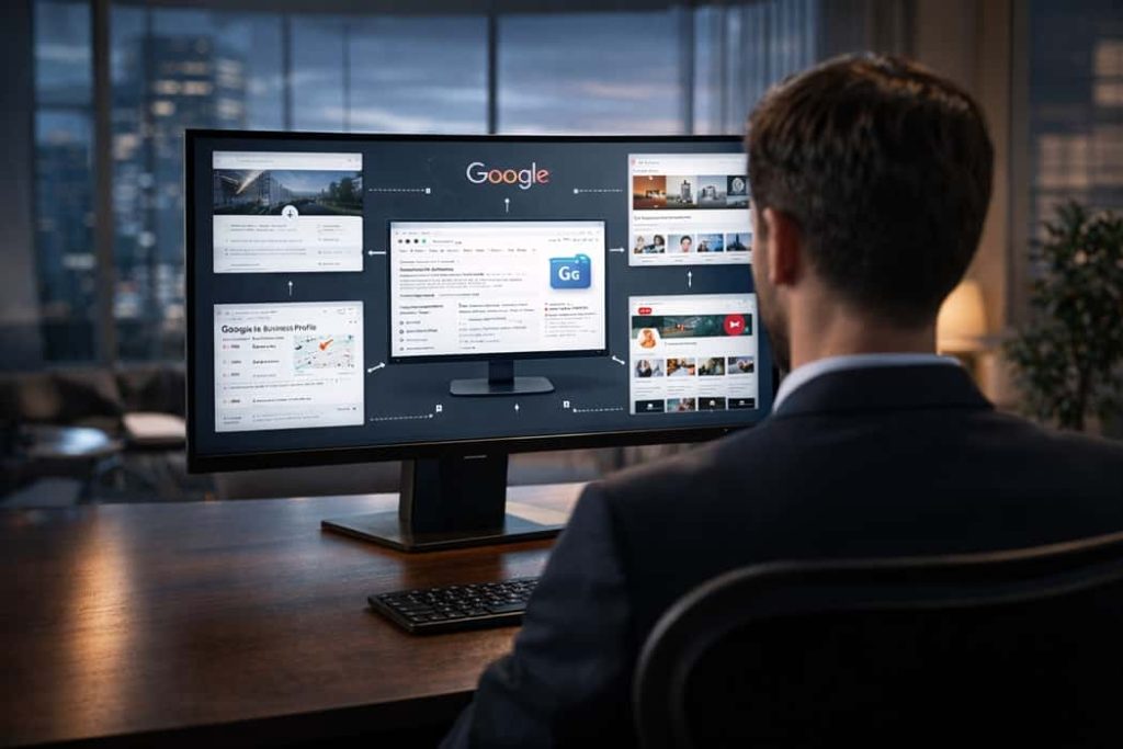 حضور در گوگل