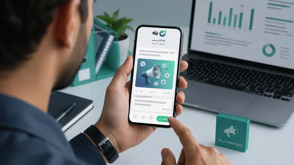 تبلیغ در لیست گفتگوهای بله