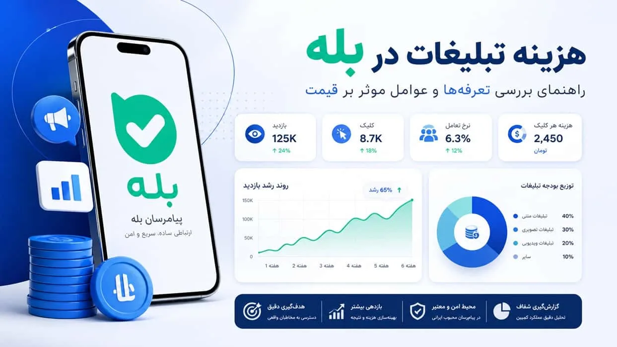 هزینه تبلیغات در بله؛ راهنمای بررسی تعرفهها و عوامل موثر بر قیمت