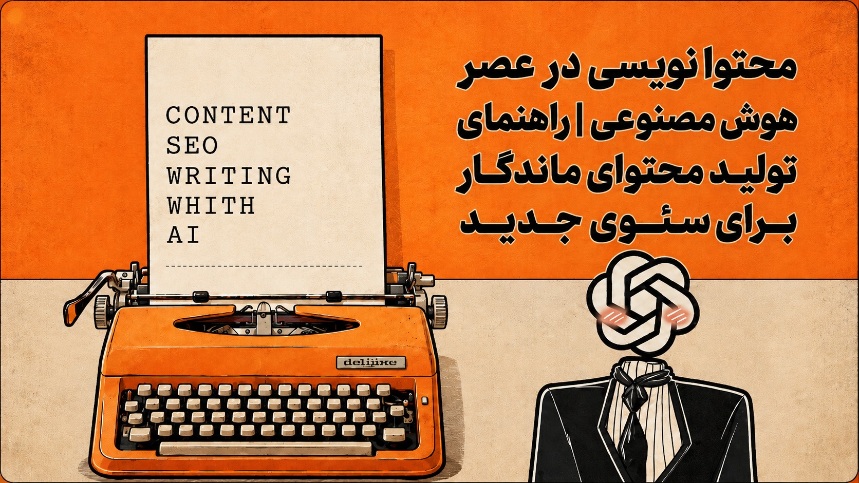 محتوا نویسی در عصر هوش مصنوعی | راهنمای تولید محتوای ماندگار برای سئوی جدید