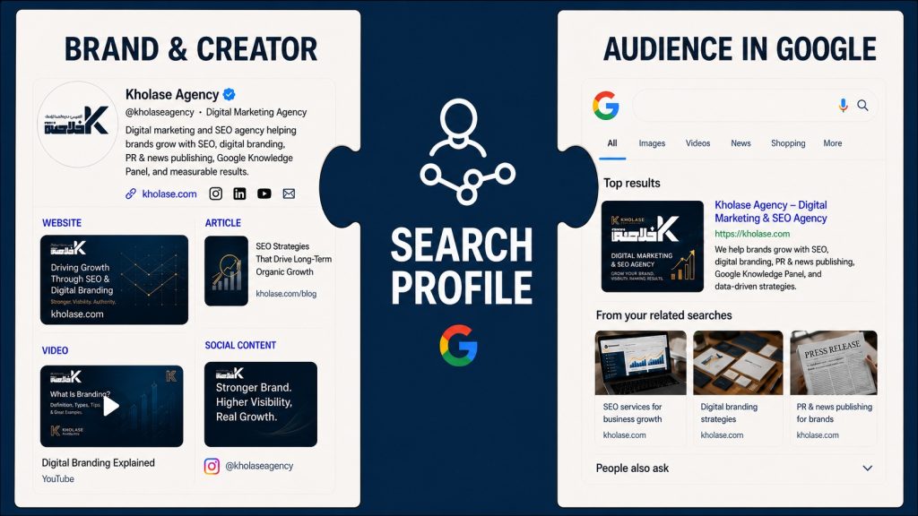 گوگل Search Profiles را معرفی کرد؛ صفحه اختصاصی کریتورها و برندها در نتایج جستجو