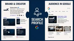 گوگل Search Profiles را معرفی کرد؛ صفحه اختصاصی کریتورها و برندها در نتایج جستجو